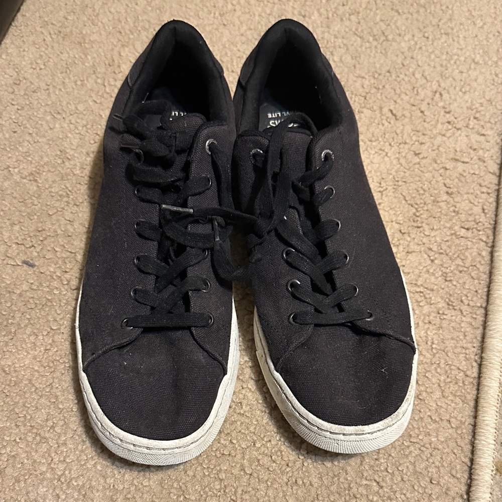 Toms Black Canvas Sneakers